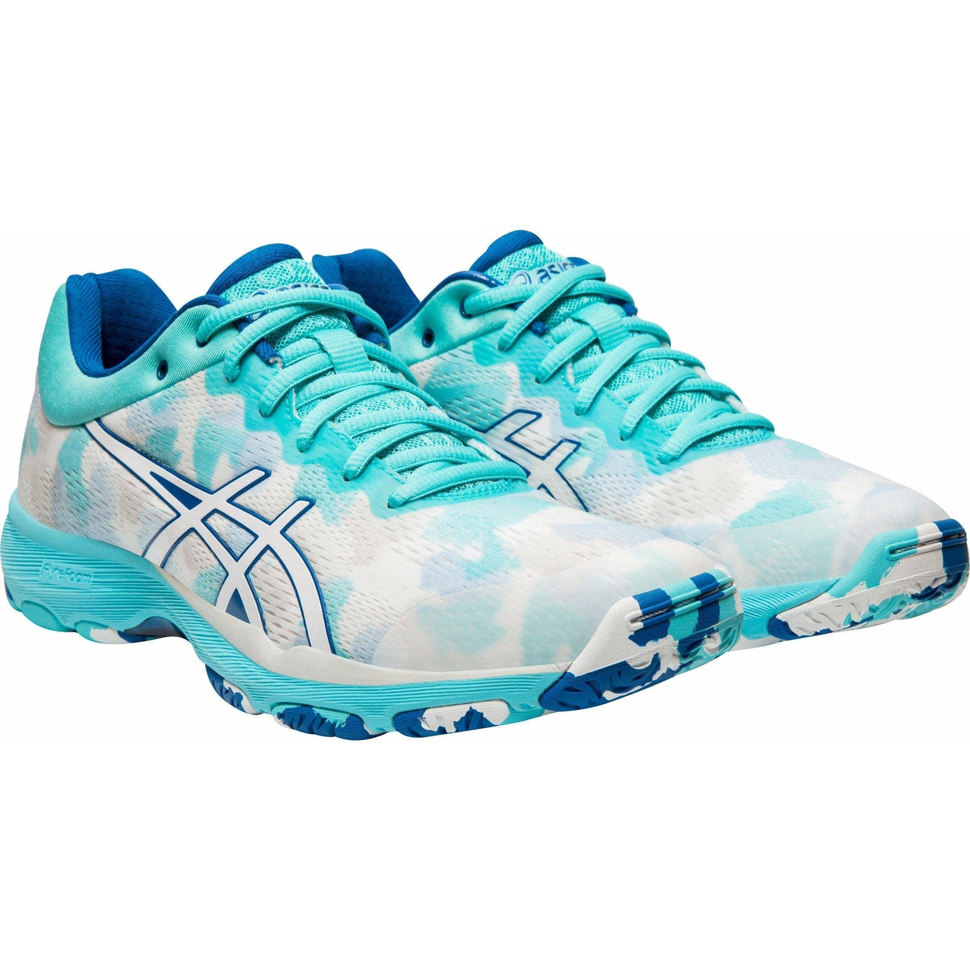 Asics Netburner Professional FF Womens Netball Shoes - White - Start Fitness