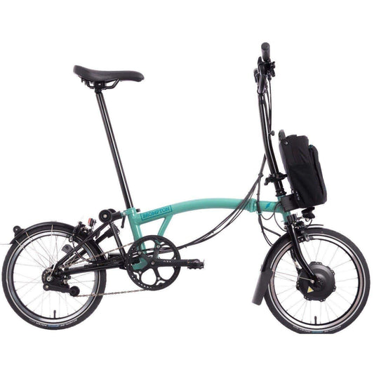 Brompton H6L Electric Folding Bike - Turkish Green 5054977114784 - Start Fitness