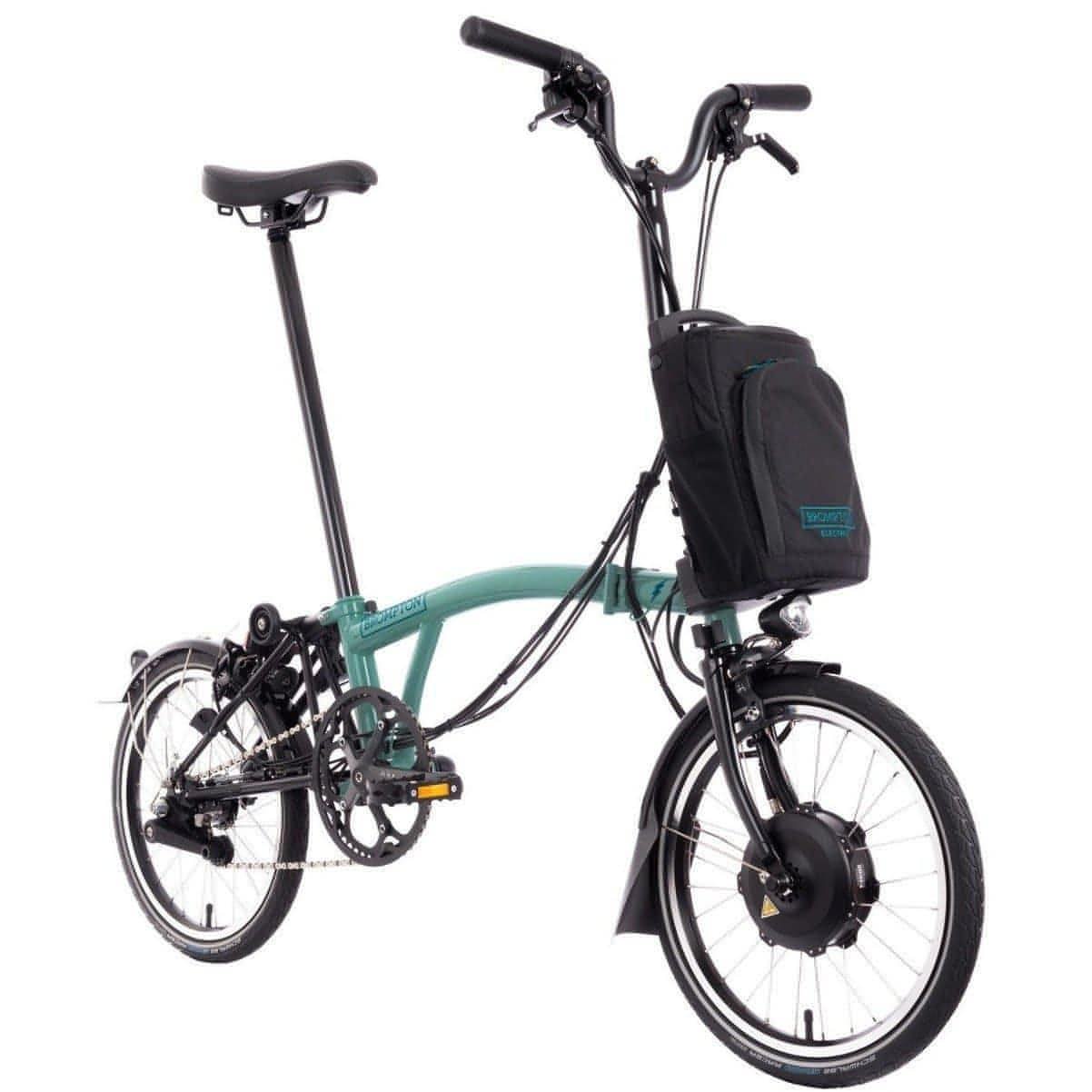 Brompton H6L Electric Folding Bike - Turkish Green 5054977114784 - Start Fitness
