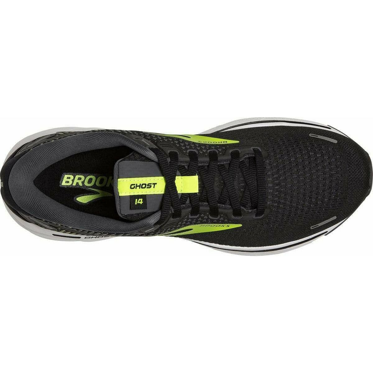 Brooks Ghost 14 Mens Running Shoes - Black - Start Fitness