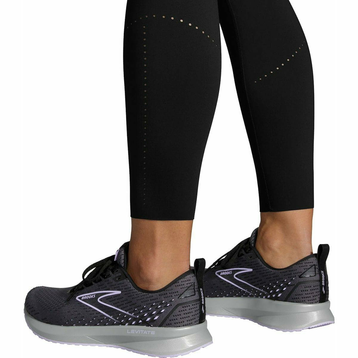 Brooks Method Womens 7/8 Running Tights - Black - Start Fitness