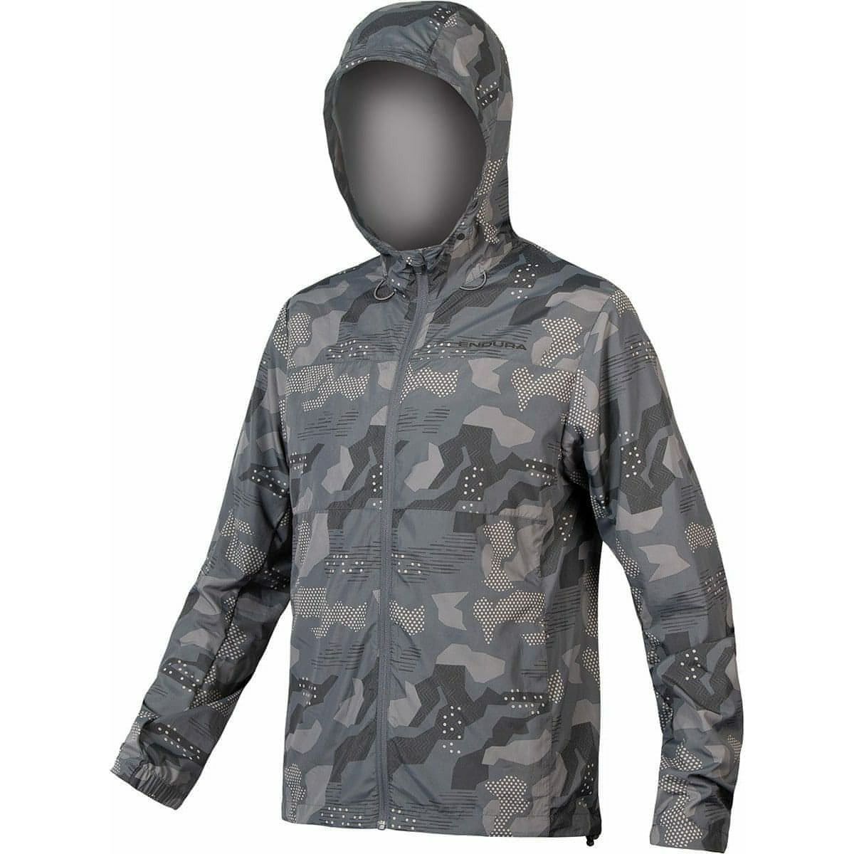 Endura Hummvee Windproof Shell Mens Cycling Jacket - Grey - Start Fitness
