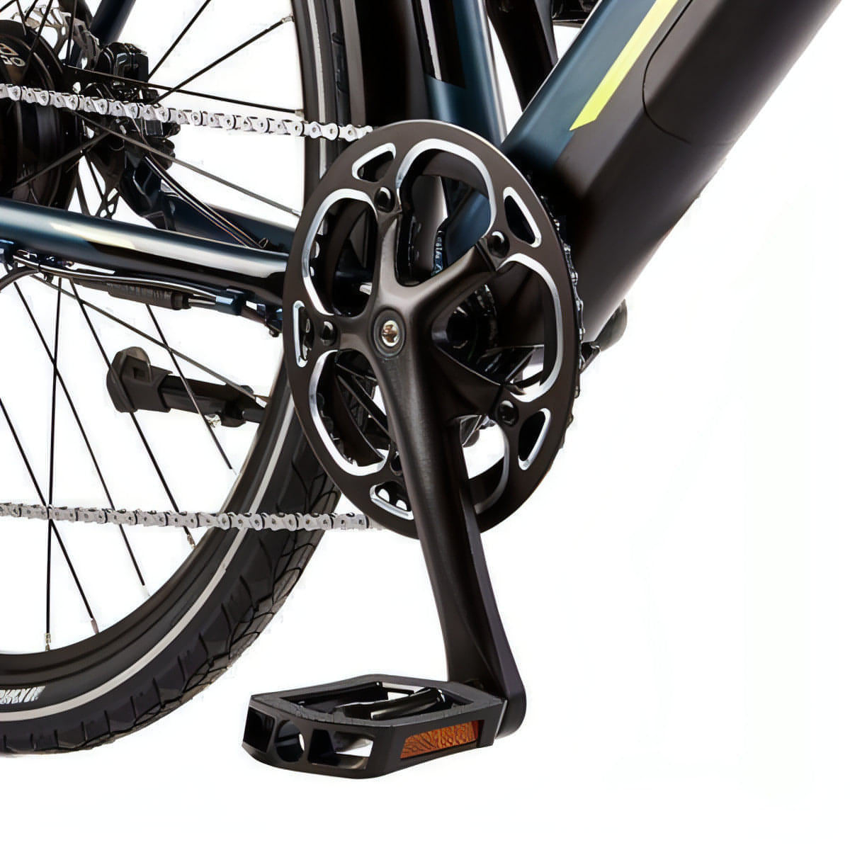 Ezego Commute INT Mens Electric Hybrid Bike - Green - Start Fitness