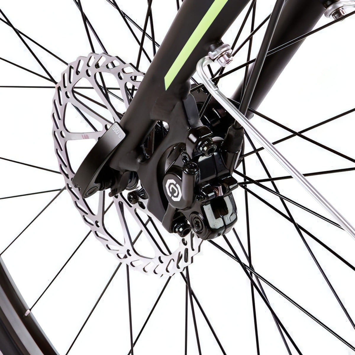Ezego Commute INT Mens Electric Hybrid Bike - Green - Start Fitness