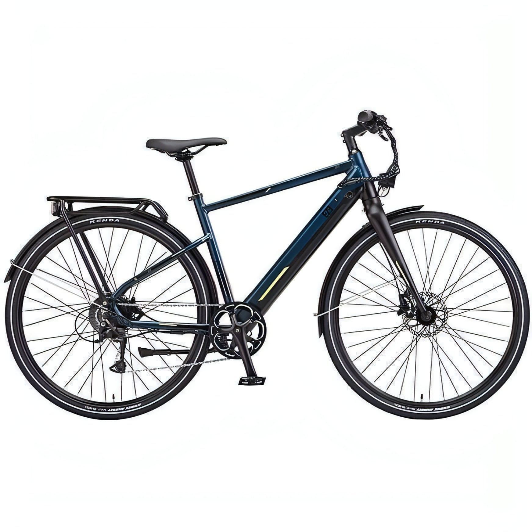 Ezego Commute INT Mens Electric Hybrid Bike - Green - Start Fitness