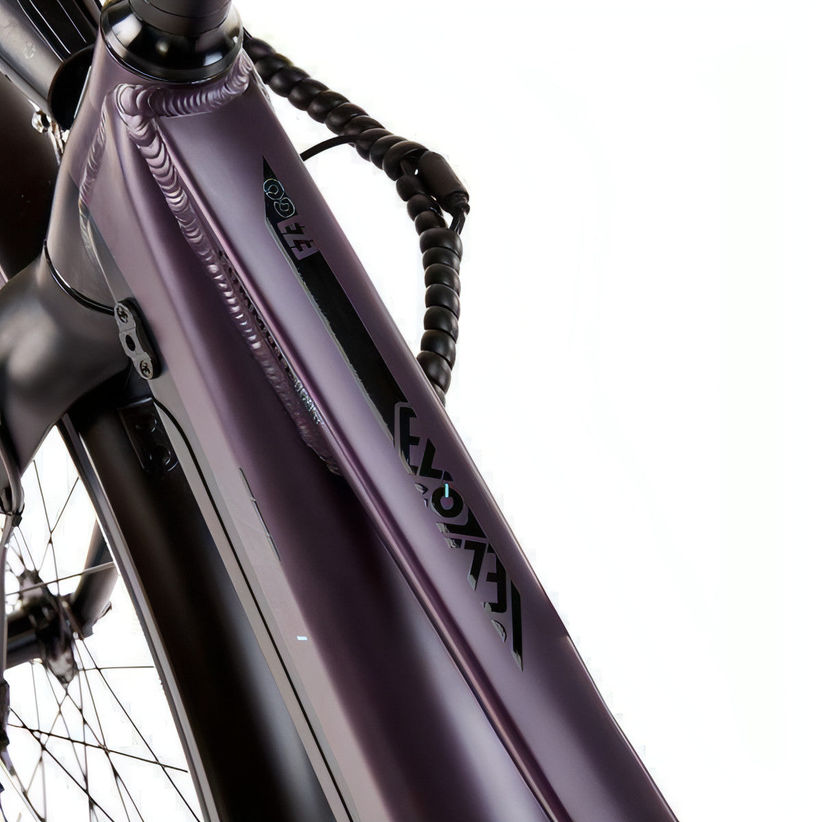 Ezego Commute INT Unisex Electric Hybrid Bike - Purple - Start Fitness
