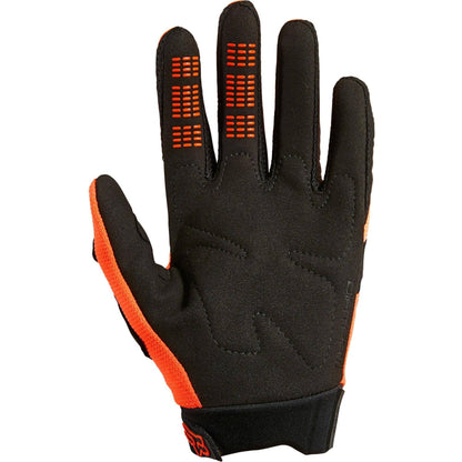 Fox DirtPaw Full Finger Junior Cycling Gloves - Orange - Start Fitness