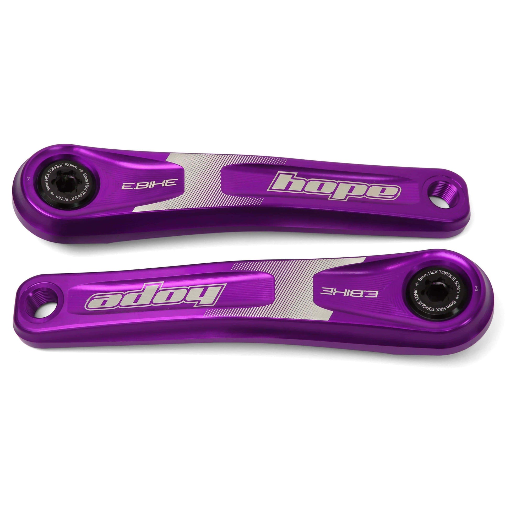 Hope E-Bike Crankset 165mm - Purple 5056033471978 - Start Fitness