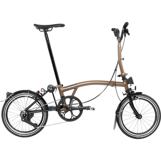 Brompton P Line M 4-Speed Folding Bike - Bronze Sky