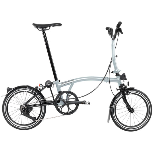 Brompton P Line M 4-Speed Folding Bike - Lunar Ice