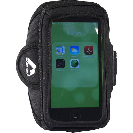 More Mile Running Armband Phone Carrier - Black 5055604336937 - Start Fitness