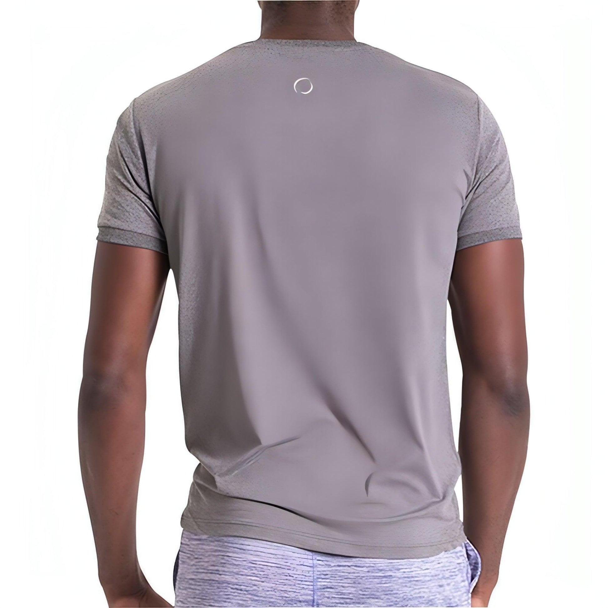 Ohmme Astral Short Sleeve Mens Yoga Top - Grey - Start Fitness