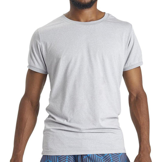 Ohmme Astral Short Sleeve Mens Yoga Top - Grey - Start Fitness