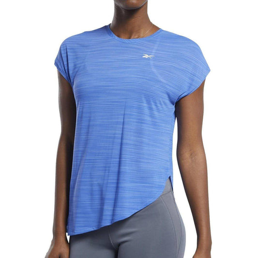Reebok Workout Ready ActivChill Short Sleeve Womens Training Top - Blue - Start Fitness