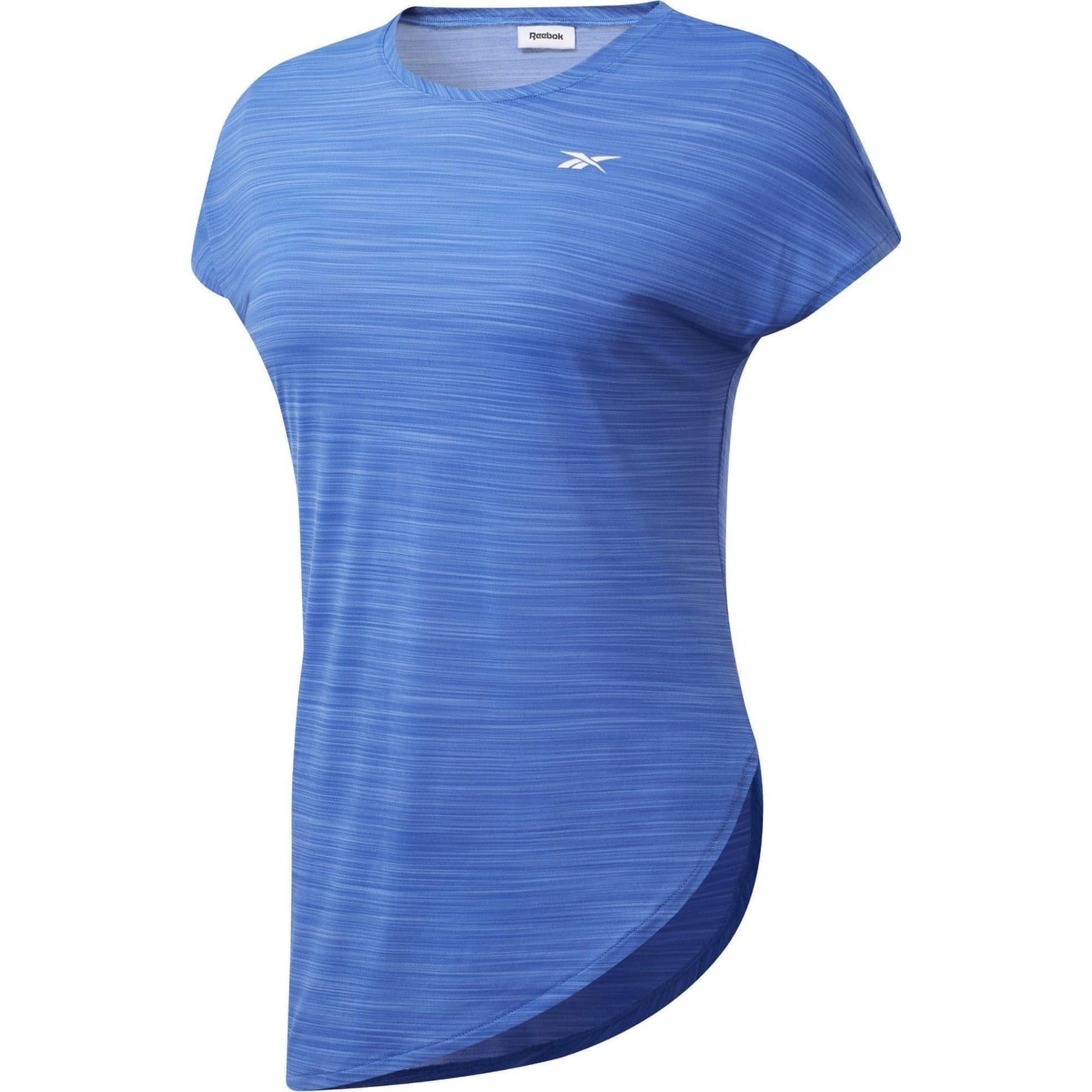 Reebok Workout Ready ActivChill Short Sleeve Womens Training Top - Blue - Start Fitness