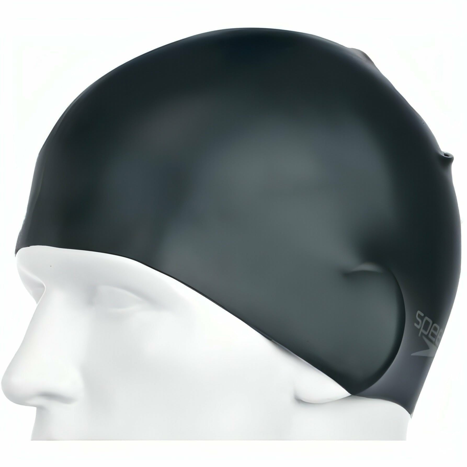 Speedo Silicone Moulded Swimming Cap - Black 5051746920775 - Start Fitness