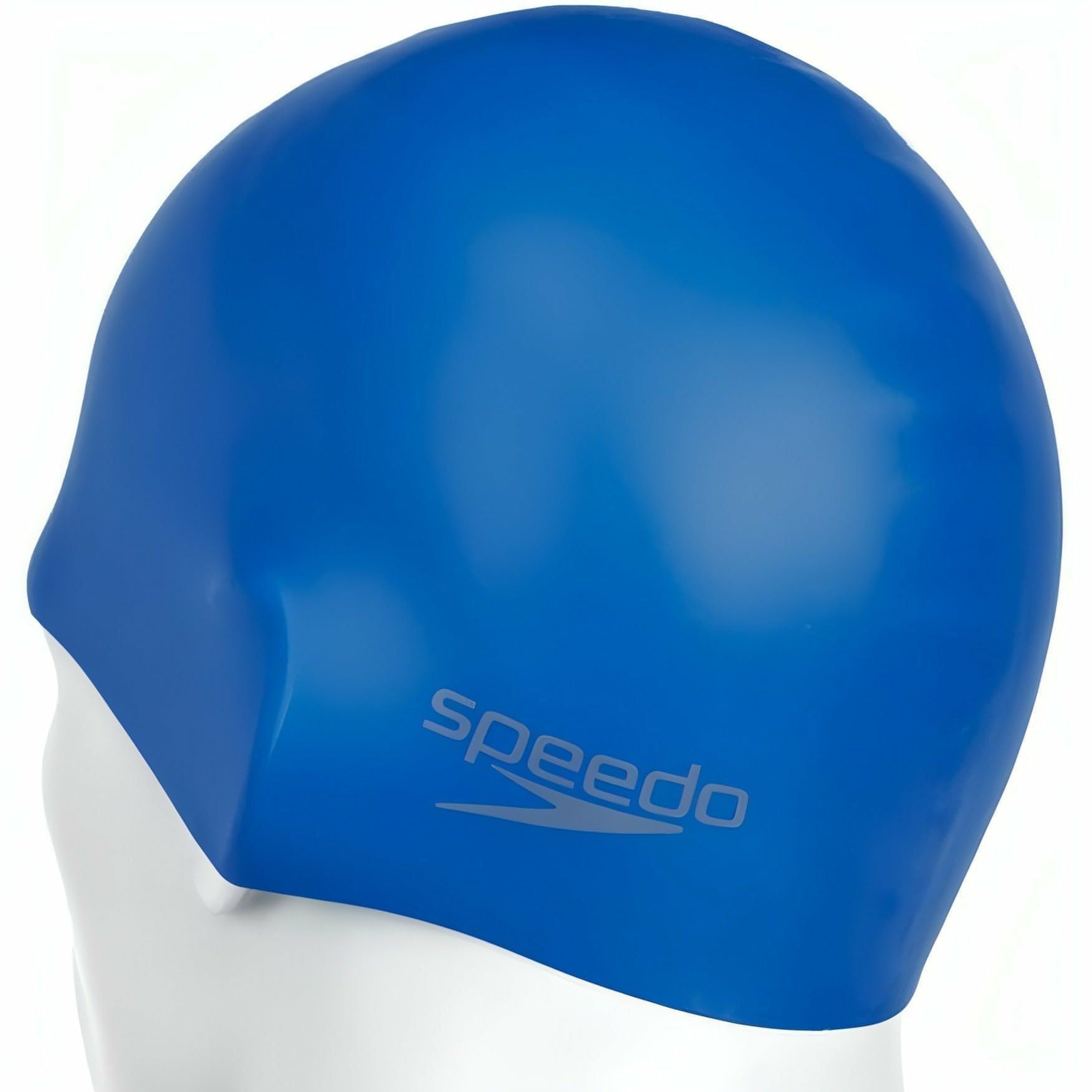 Speedo Silicone Moulded Swimming Cap - Blue 5051746920683 - Start Fitness