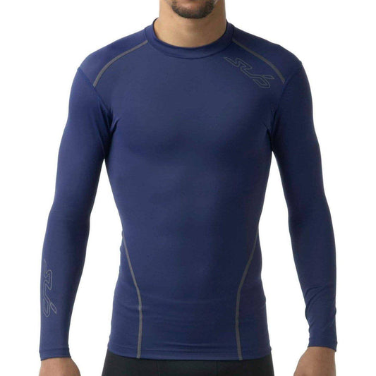 Sub Sports Dual 2.0 Long Sleeve Mens Compression Top - Blue - Start Fitness