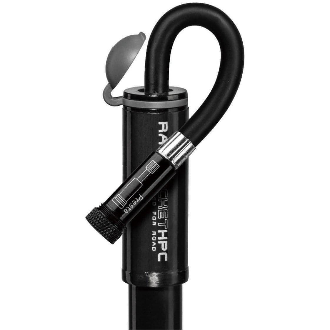 Topeak Racer Rocket HP Carbon Bike Pump - Black 4712511829709 - Start Fitness