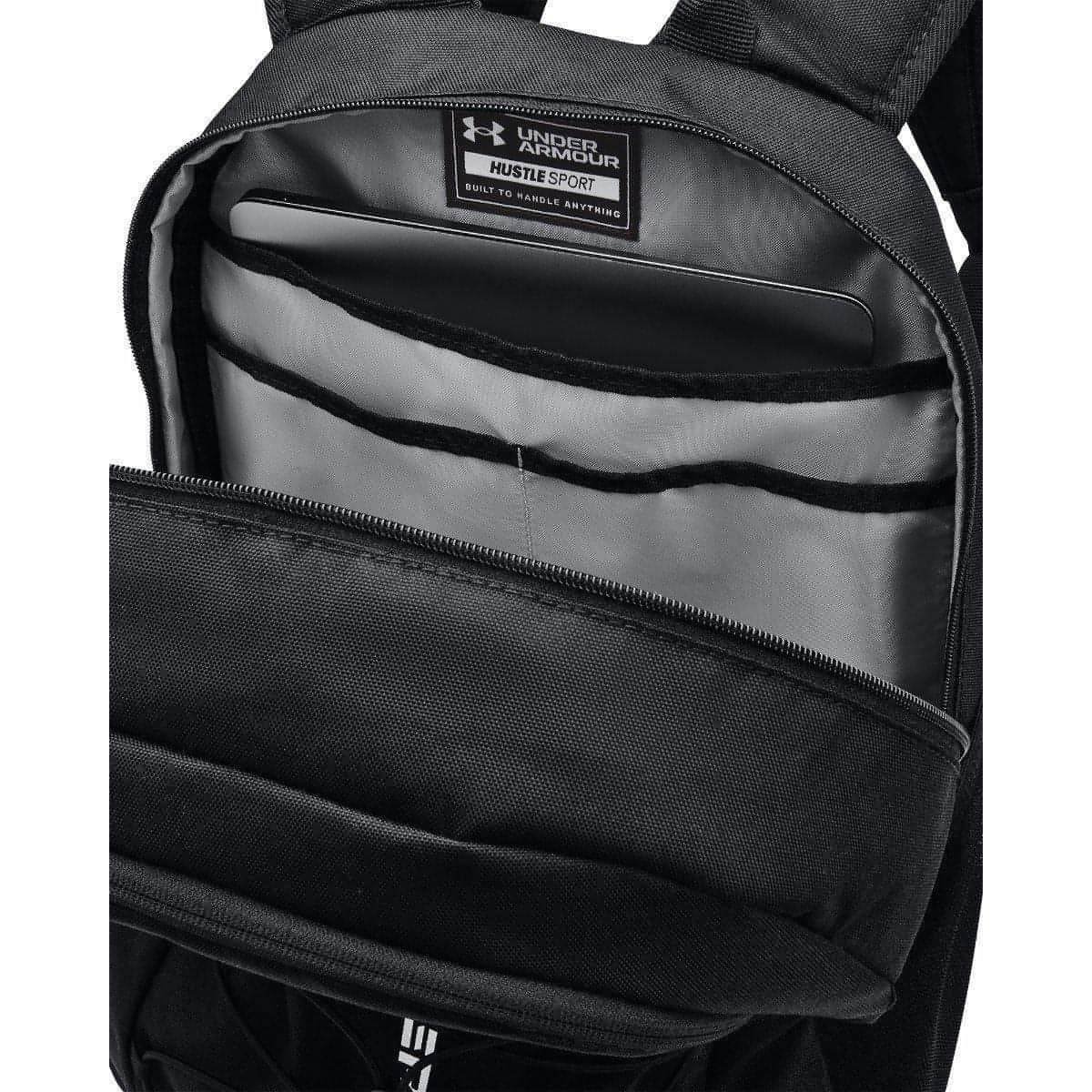 Under Armour Hustle Sport Backpack - Black 195250925972 - Start Fitness