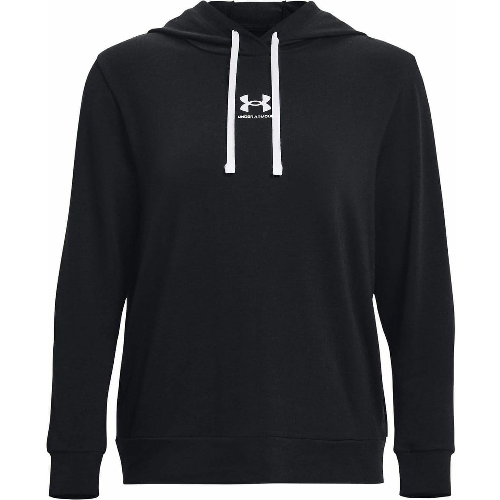 Under Armour Rival Terry Womens Hoody - Black - Start Fitness