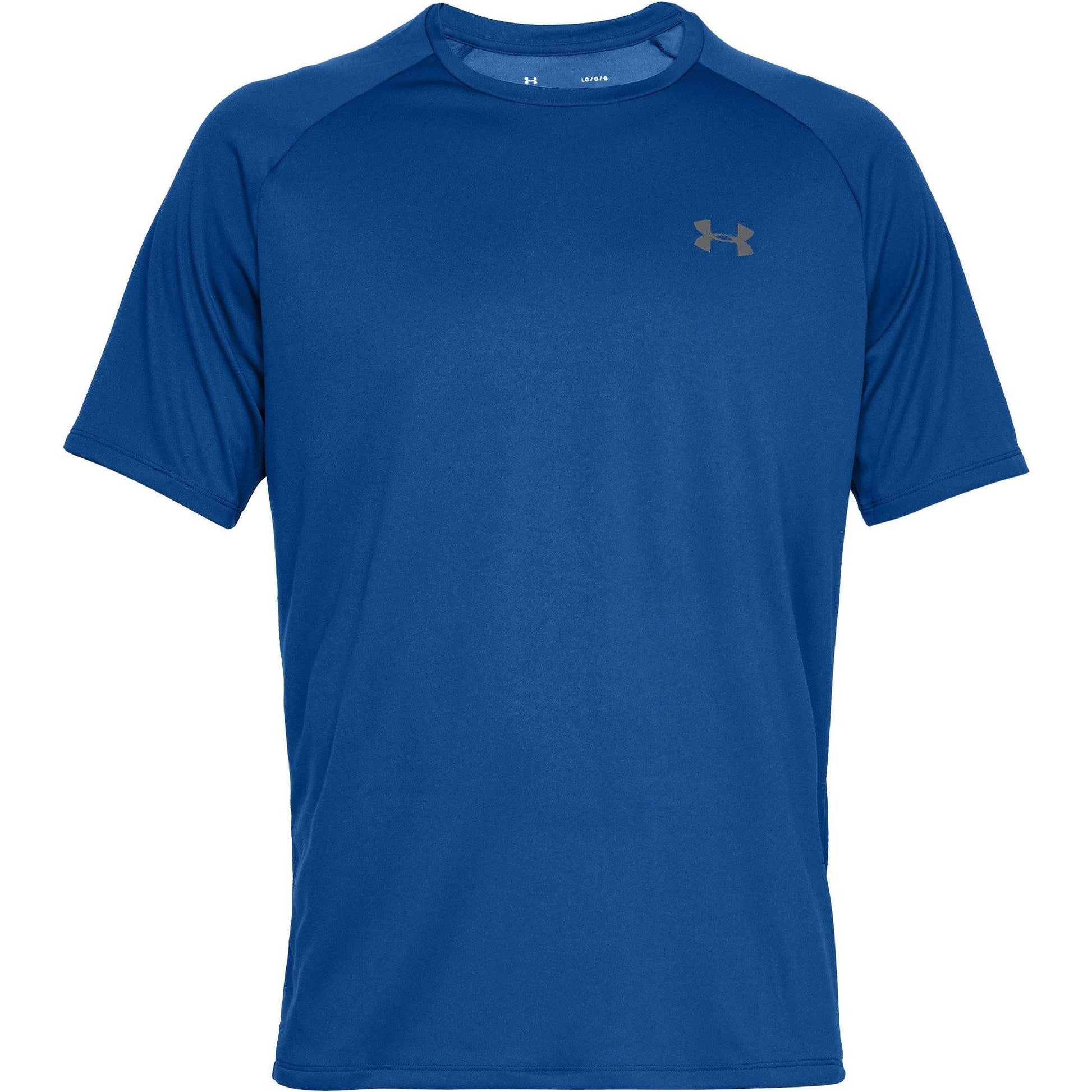 Under Armour Tech 2.0 Short Sleeve Mens Training Top - Blue - Start Fitness