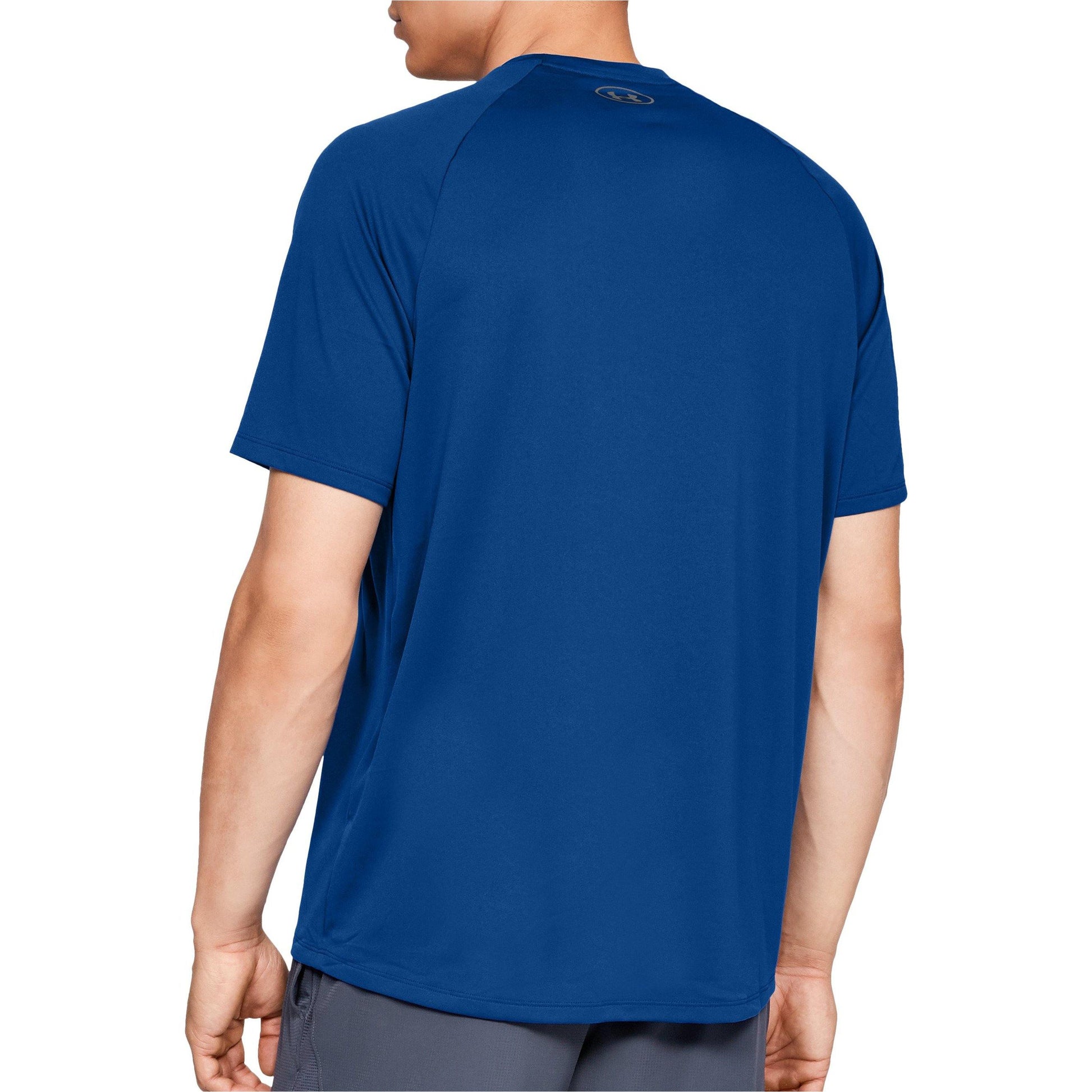 Under Armour Tech 2.0 Short Sleeve Mens Training Top - Blue - Start Fitness
