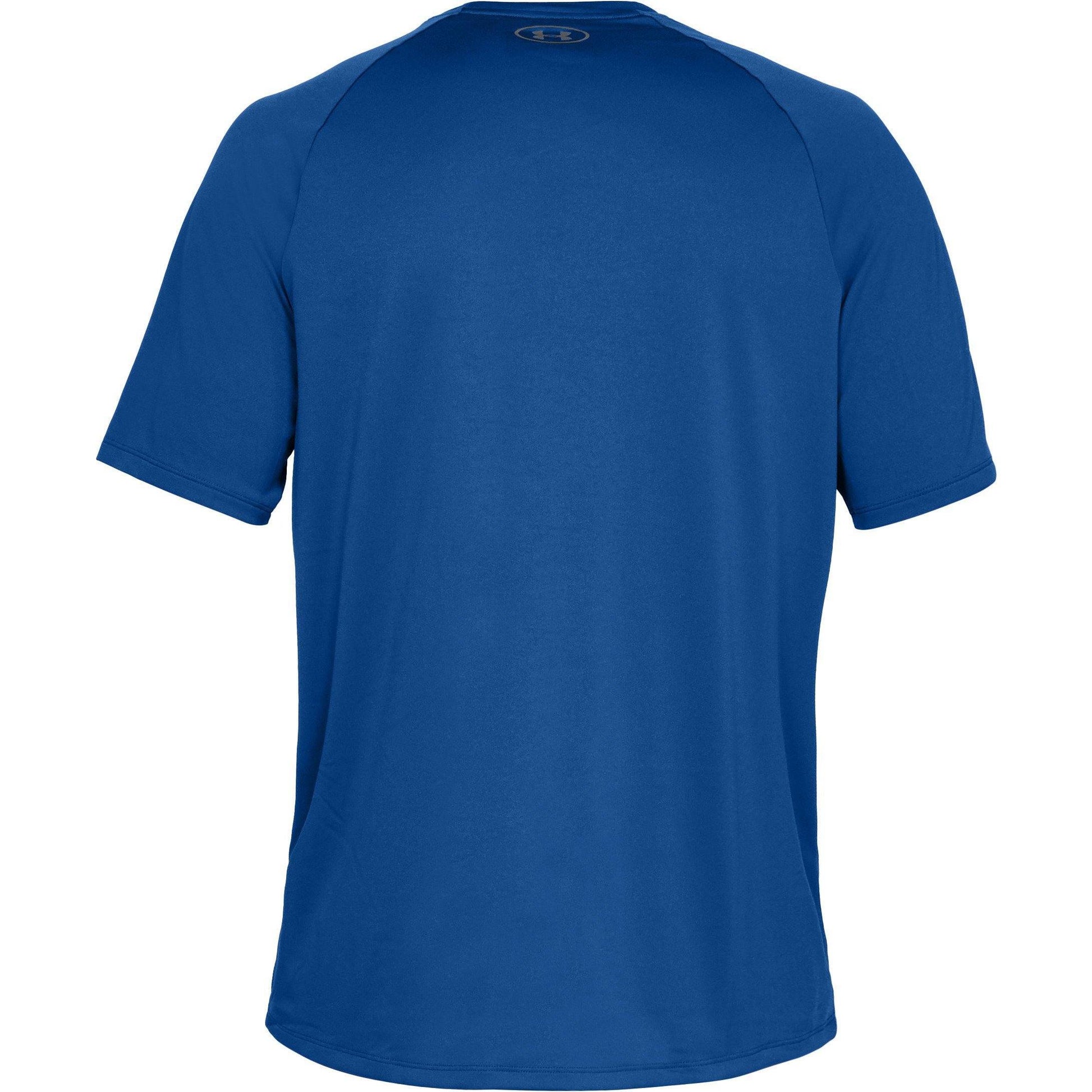 Under Armour Tech 2.0 Short Sleeve Mens Training Top - Blue - Start Fitness