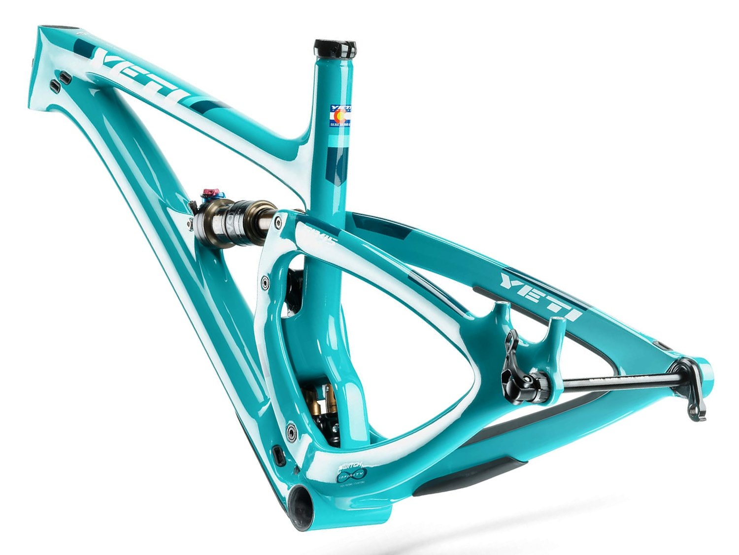 Yeti 2017 SB45 T-Series Full Suspension MTB Frame - Turquoise