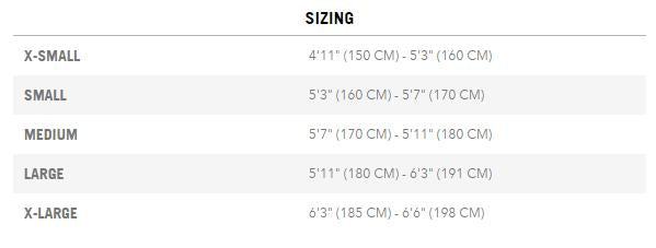 Yeti SB6 Size Guide