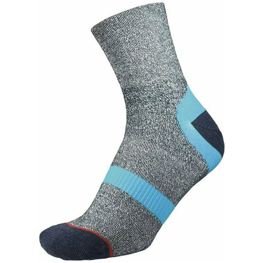 1000 Mile Approach Repreve Double Layer Womens Walking Socks - Navy - Start Fitness