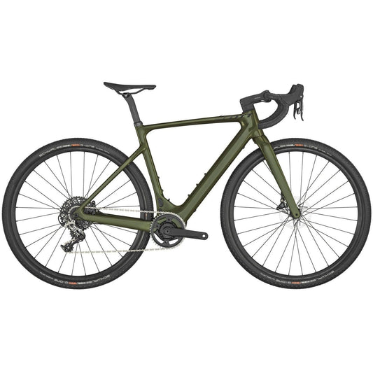 Scott Solace Gravel eRide 30 Electric Carbon Gravel Bike 2024 - Green