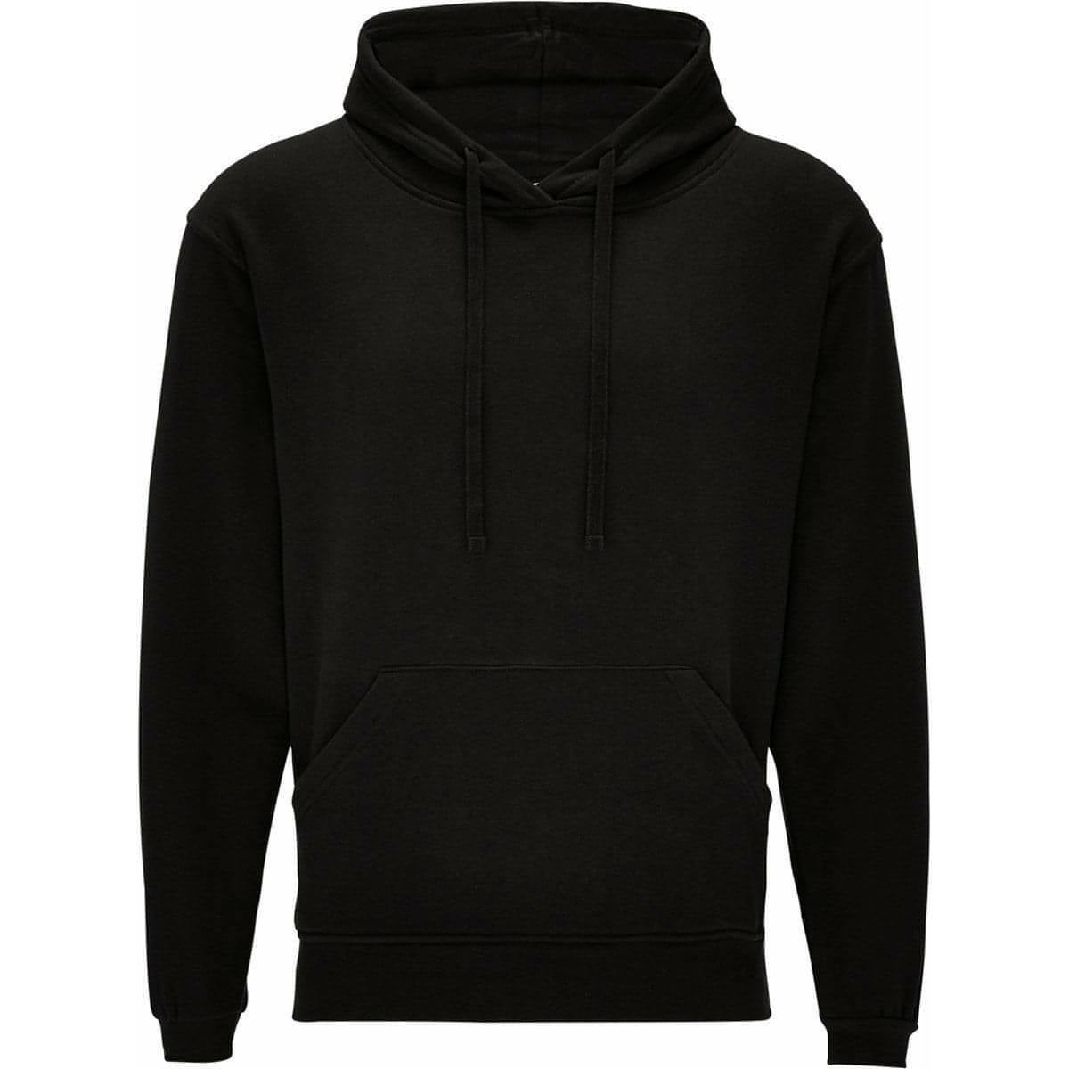 Blank Threads Hoody Black Front - Front View