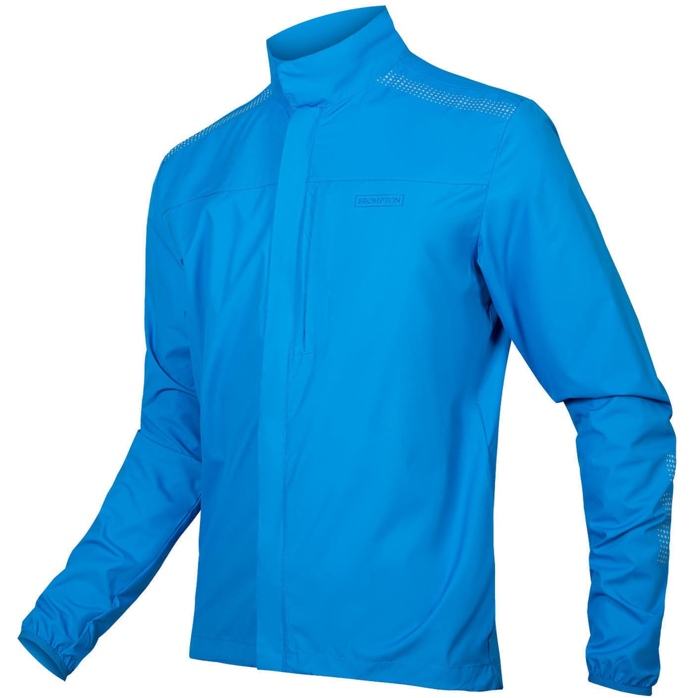 Brompton Barcelona Packable Mens Cycling Jacket Blue
