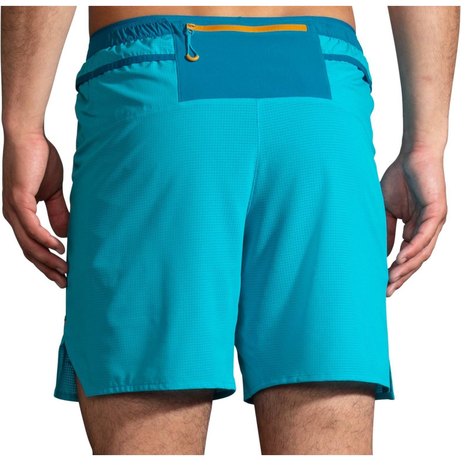 Brooks 7Inch High Point In Shorts Back View