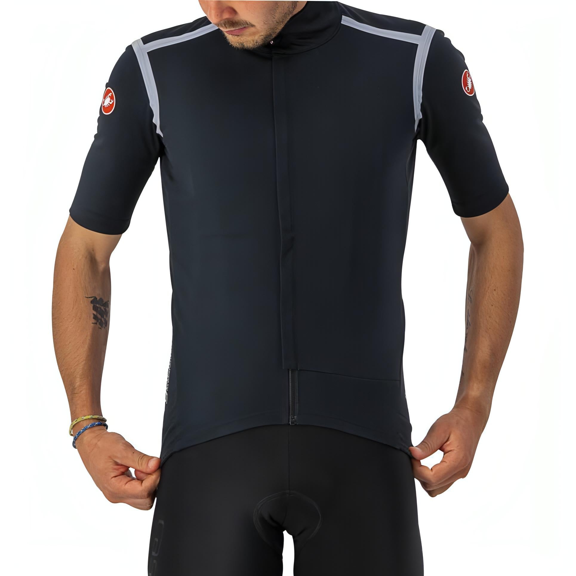 Castelli Gabba ROS Short Sleeve Mens Cycling Jersey - Black – Start Fitness