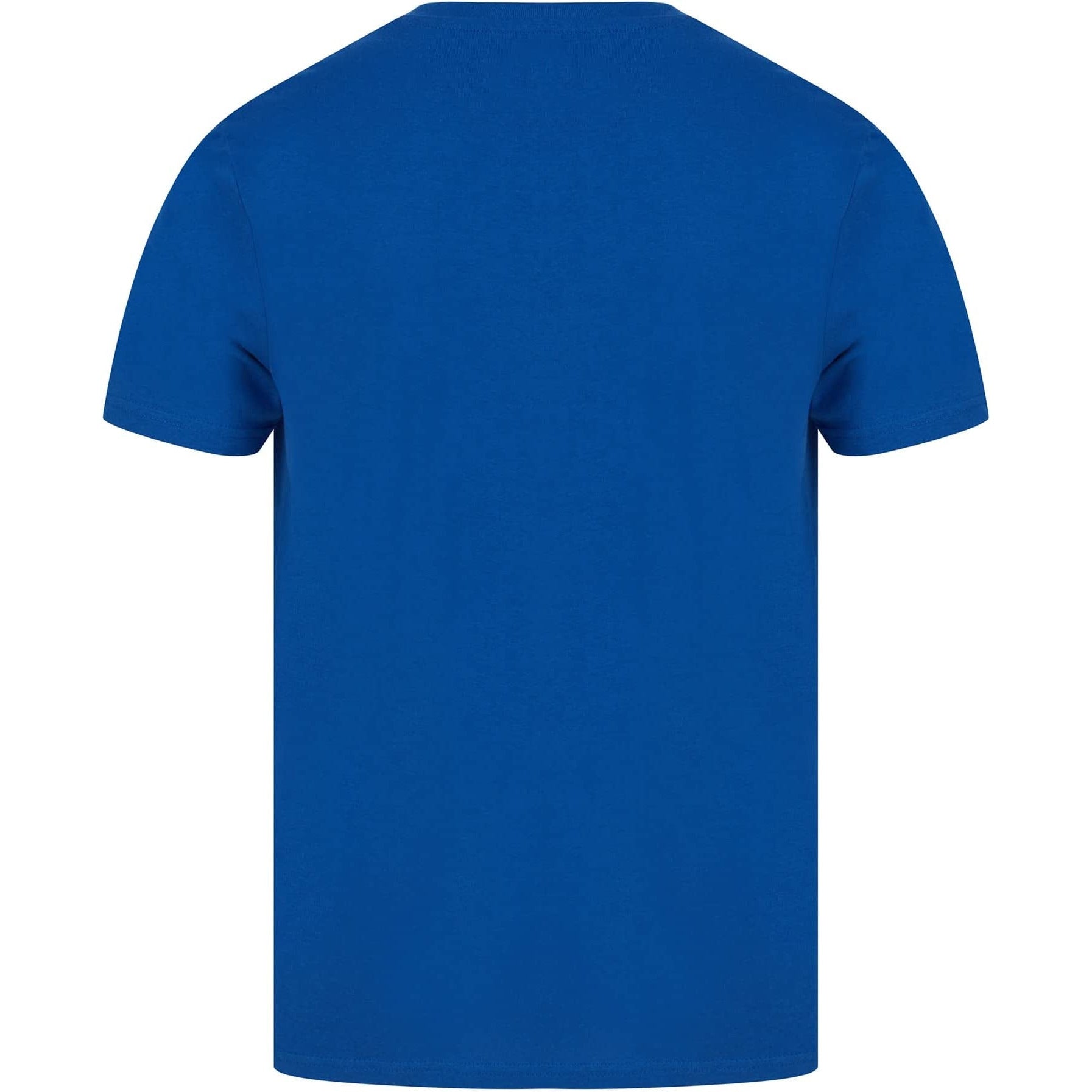 Christmas Beer Bottle Short Sleeve  Blue Back View