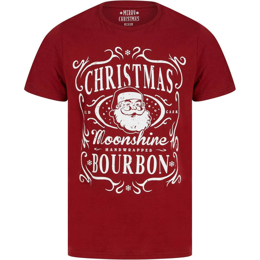Christmas Bourbon Short Sleeve  Red