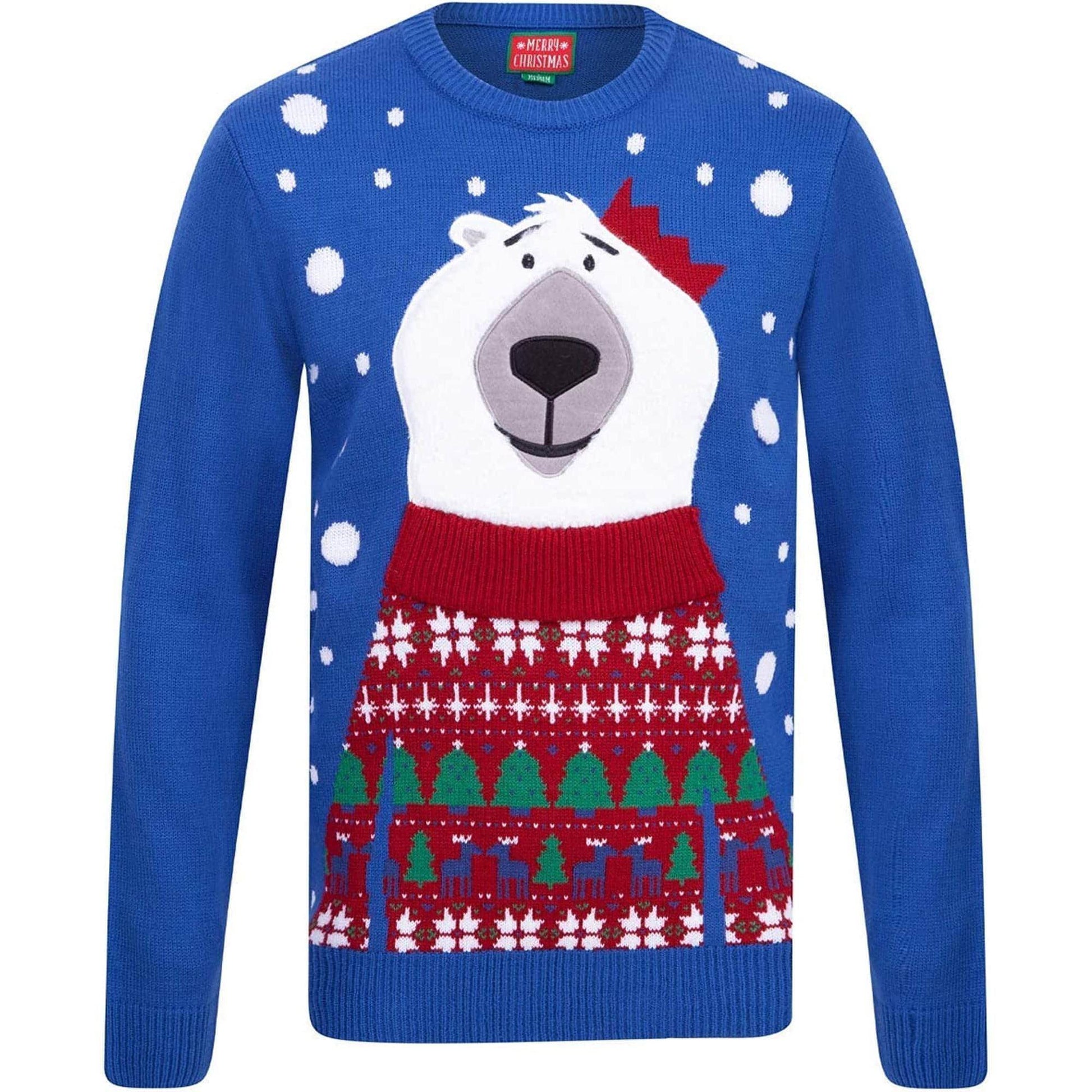 Christmas Polar Jumper  Royal