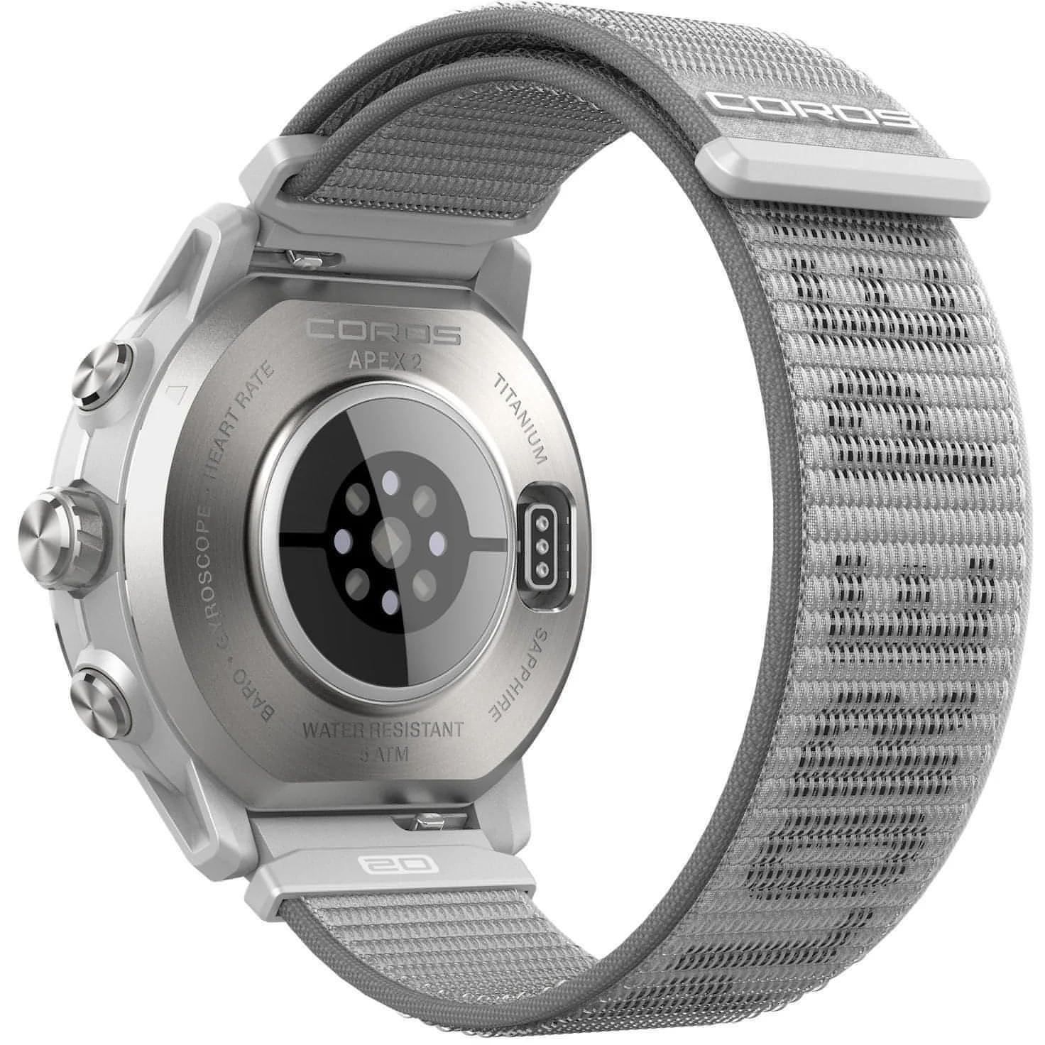 Coros Apex Gps Wapx2 Gry Back View