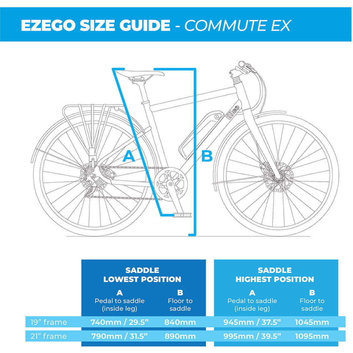 Ex G Size Guide