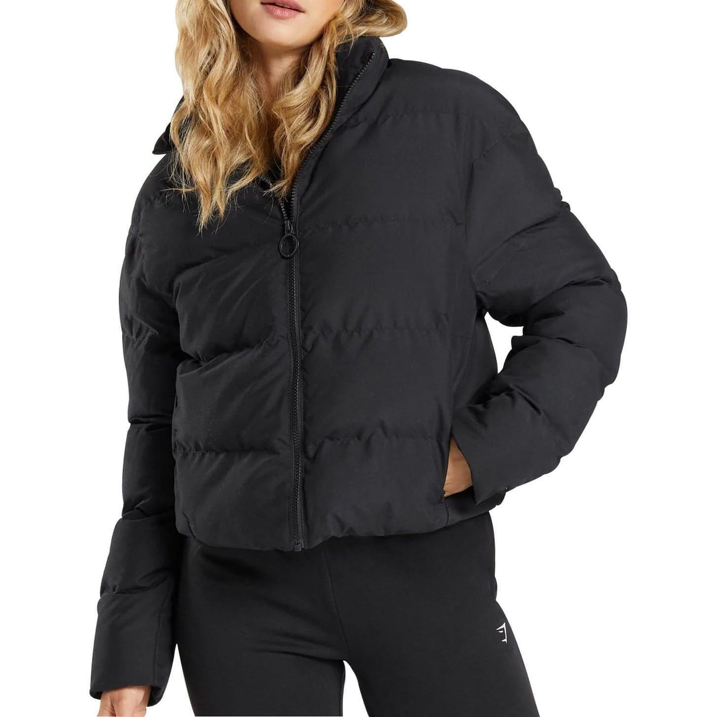Gymshark Womens Puffer Jacket Black – Start Fitness