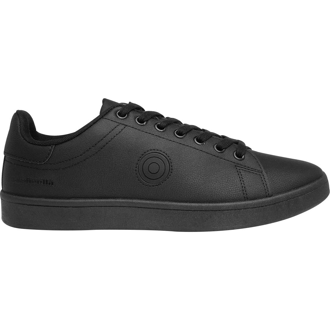 Lambretta Sneaker Uomo Tackle – Scarpe Da Ginnastica Basse In Pelle, Modello Court, Chiusura Con Lacci, Colore Nero E Bianco, Suola Stabile, Taglia 45 EU
