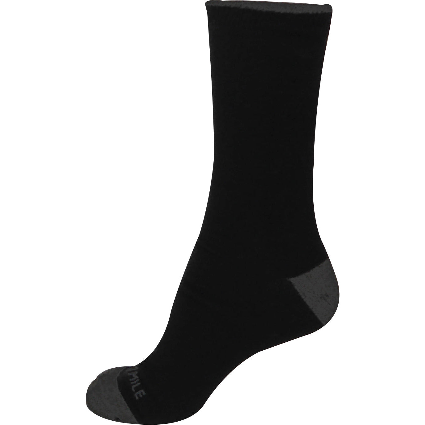 More Mile Double Layer Walking Socks Mm3059 Black