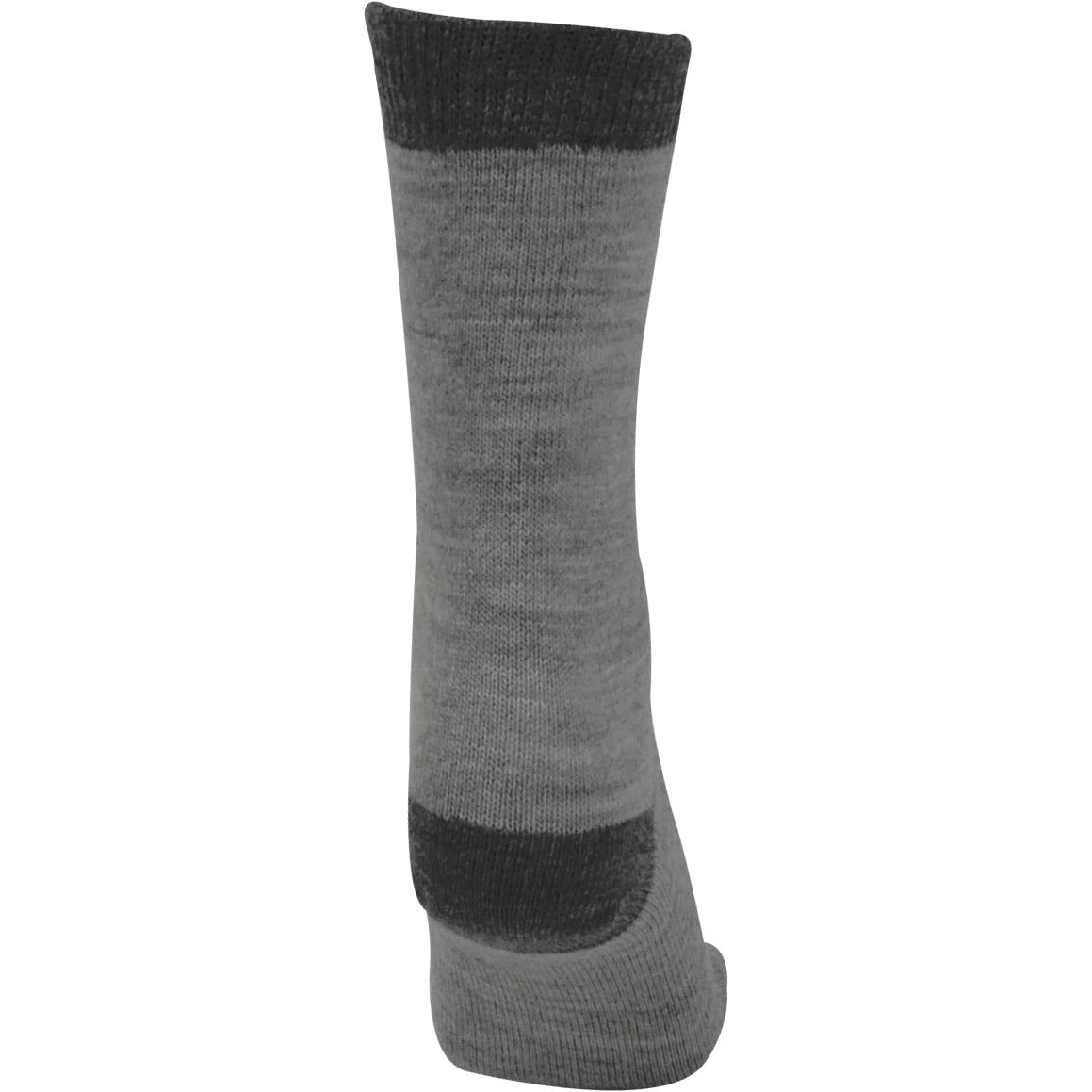 More Mile Double Layer Walking Socks Mm3060 Grey Back View