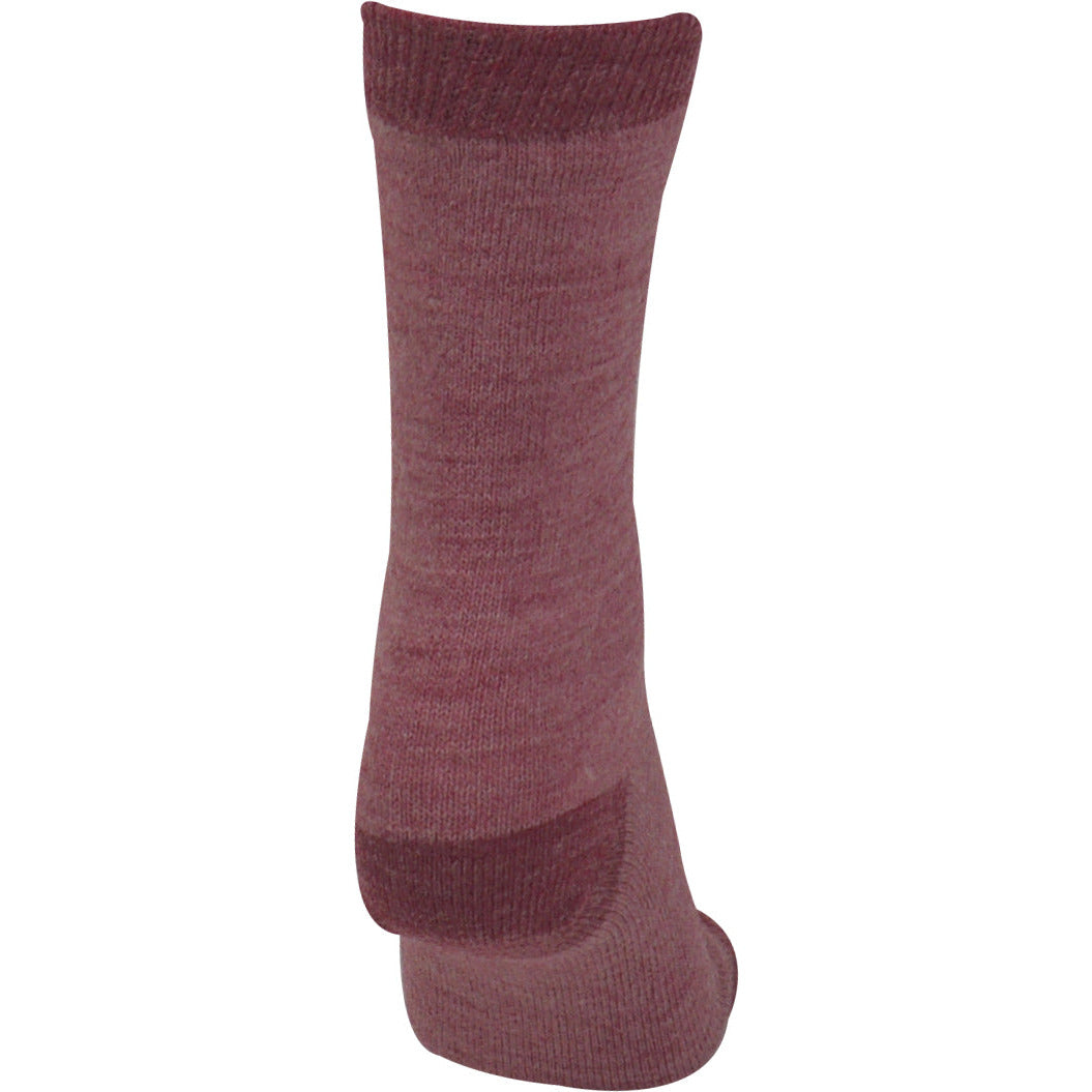 More Mile Double Layer Walking Socks Mm3060 Pink Back View