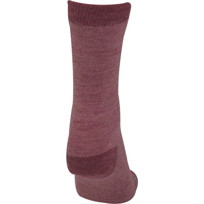 More Mile Double Layer Walking Socks Mm3060 Pink Back View