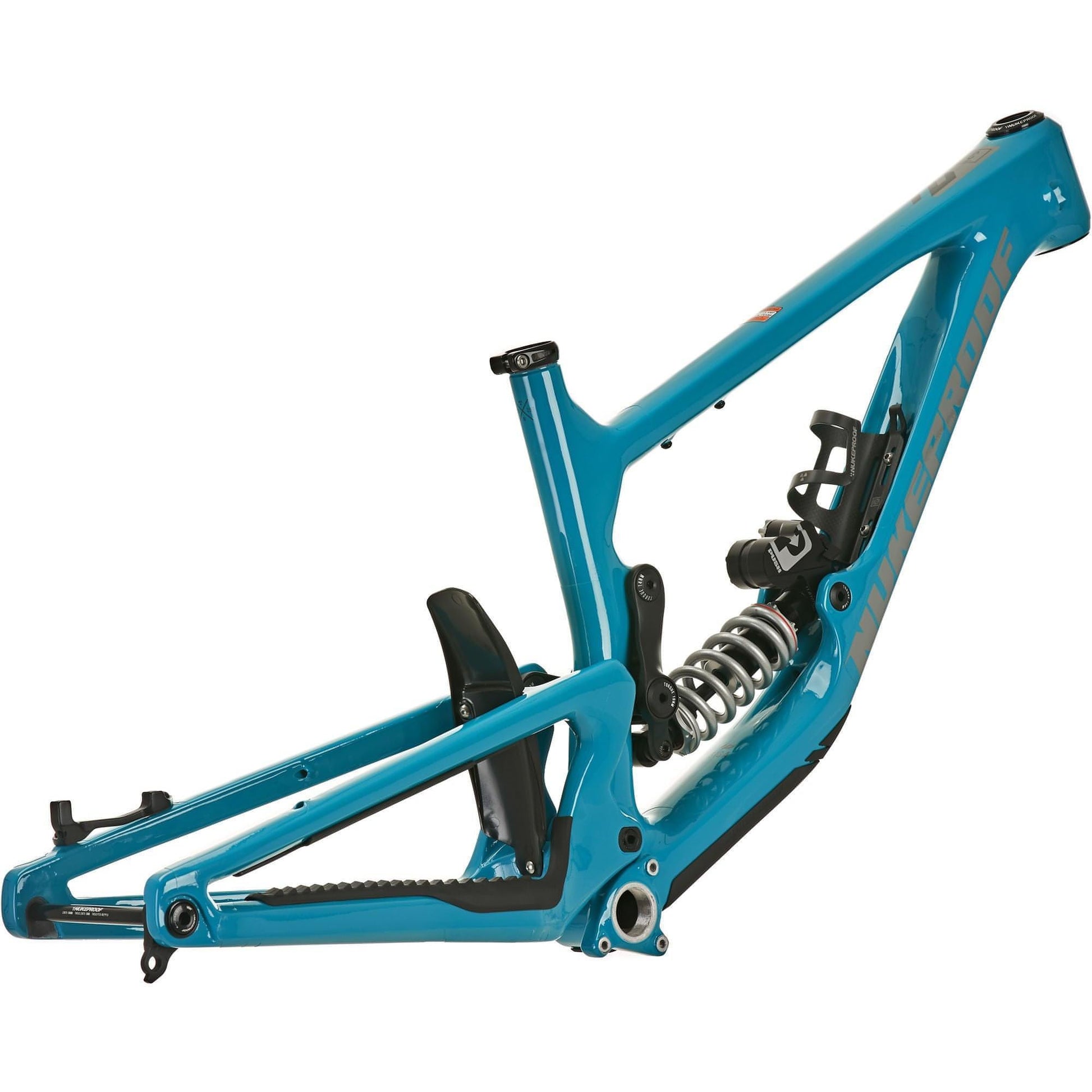 Nukeproof Giga Carbon Mountain Bike Frame Push Shock Teal