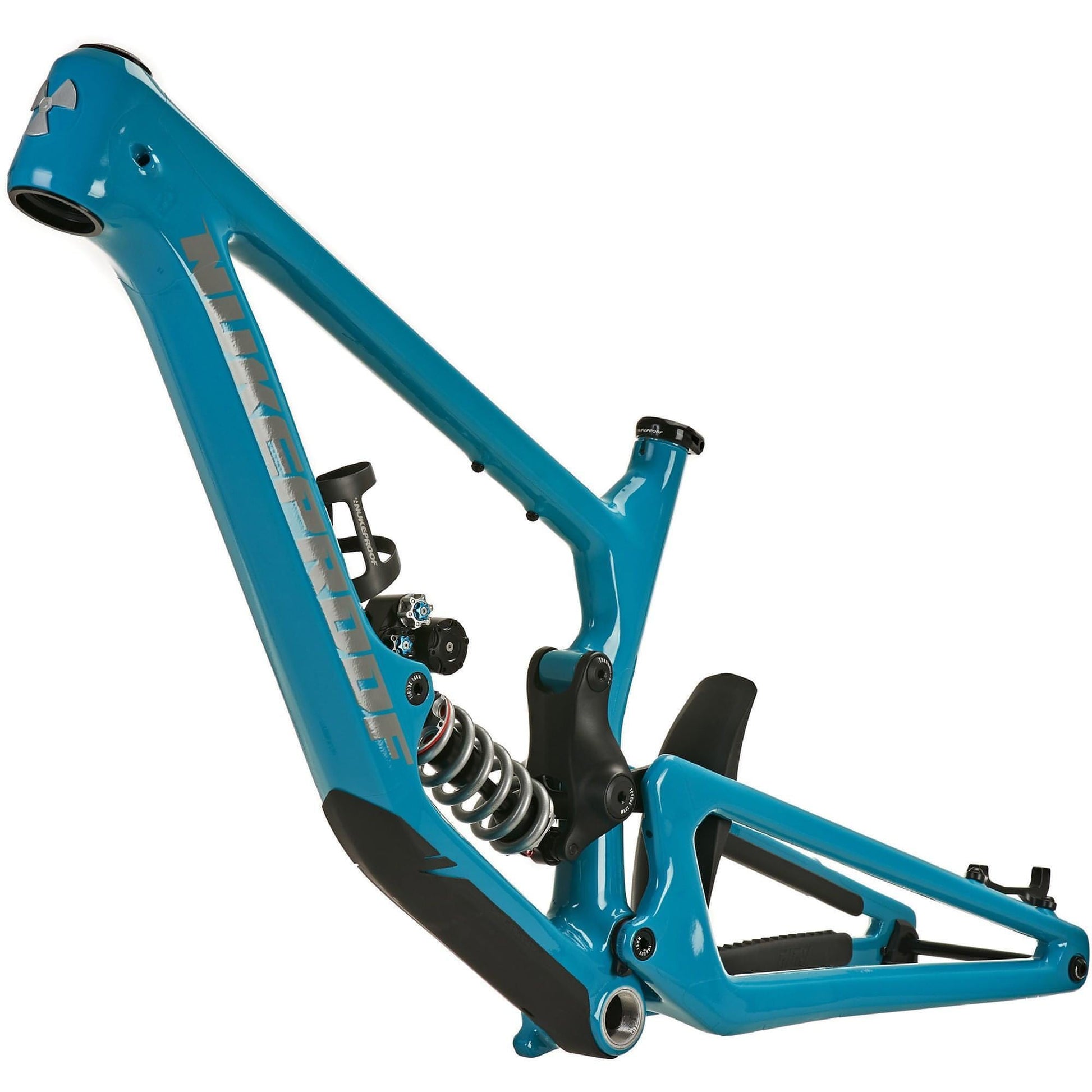 Nukeproof Giga Carbon Mountain Bike Frame Push Shock Teal