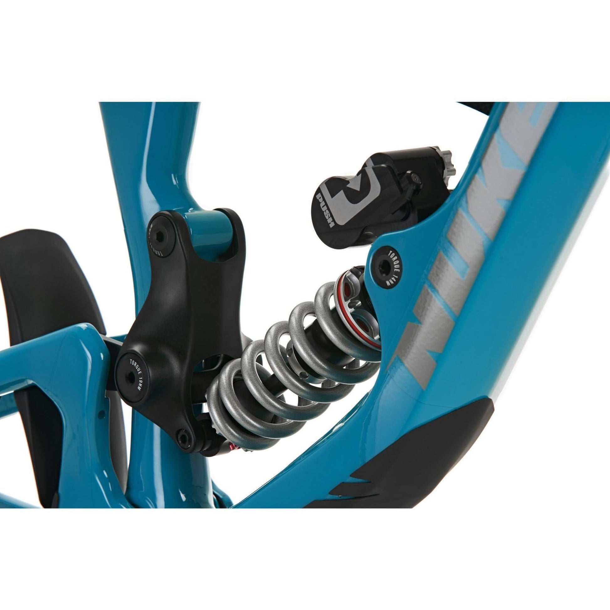 Nukeproof Giga Carbon Mountain Bike Frame Push Shock Teal